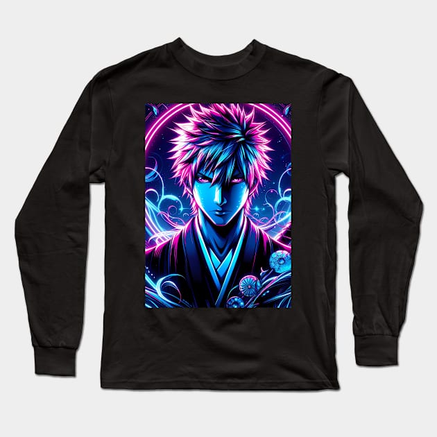 Ichigo kurosaki BLEACH Long Sleeve T-Shirt by San Creative